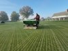 DryJect uses a high-speed, water-based injection system to blast aeration holes through the root zone to fracture the soil.