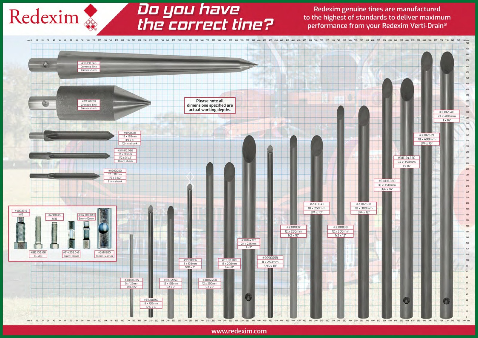 Redexim Tines Flyer